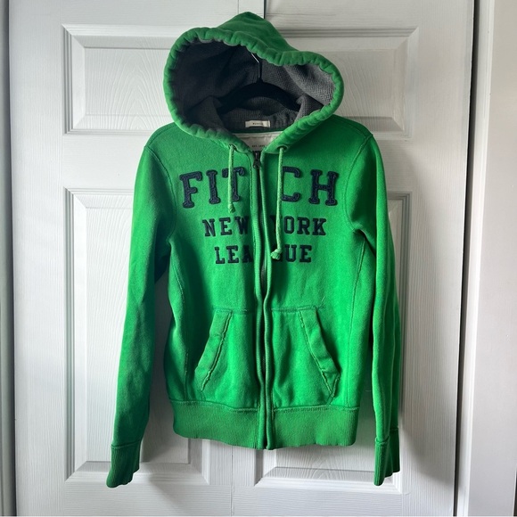 A&F ZIP UP HOODIE NEW YORK SMALL - Picture 1 of 3
